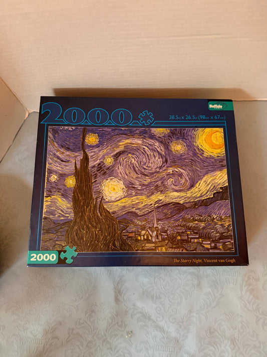 Buffalo Games Vincent Van Gogh Starry Night 2000 Pieces See Description