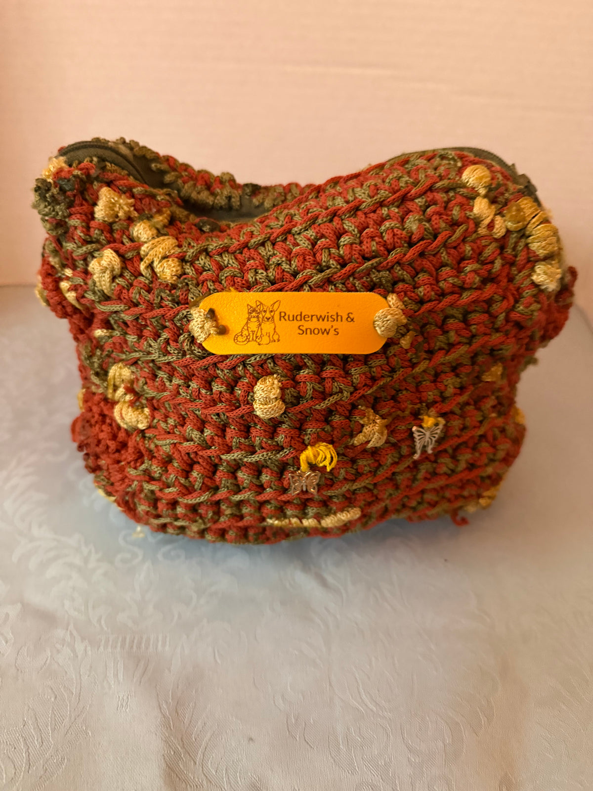 Zipper medium Cosmetic skin care bag
