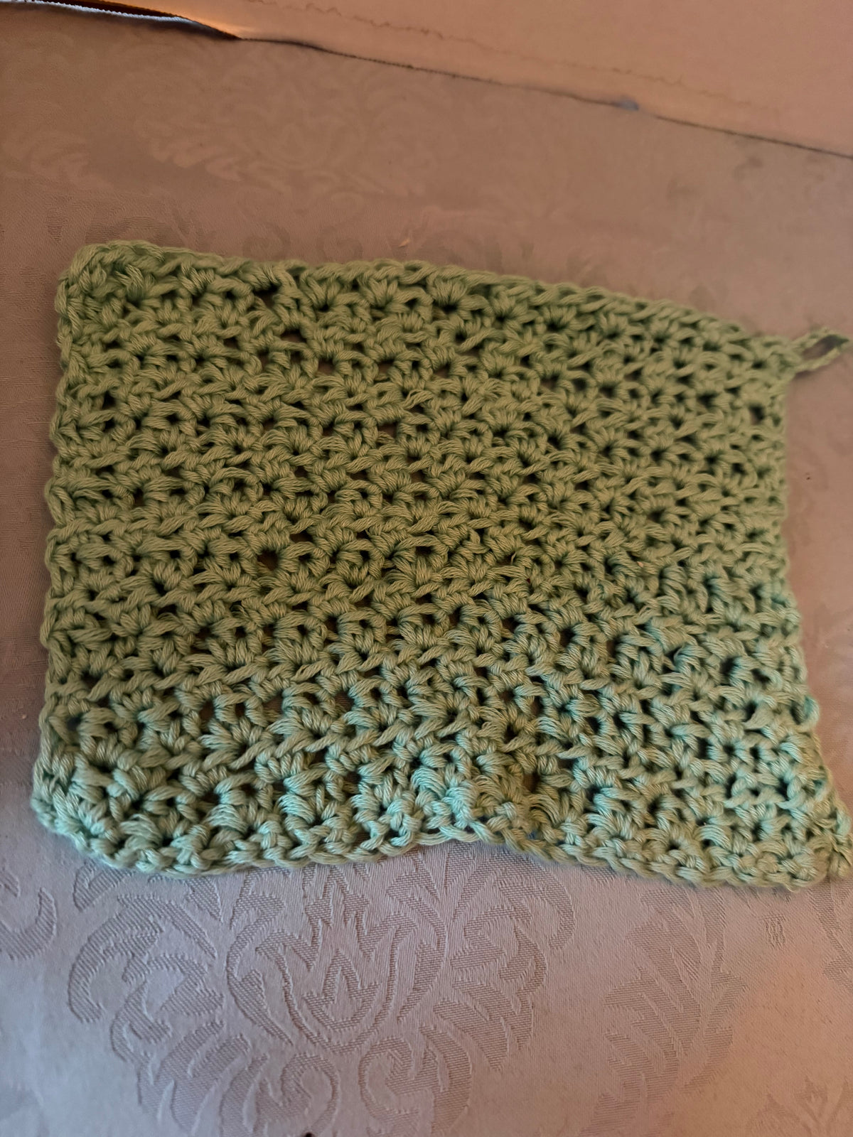 Medium ￼ washcloth/dish clothes