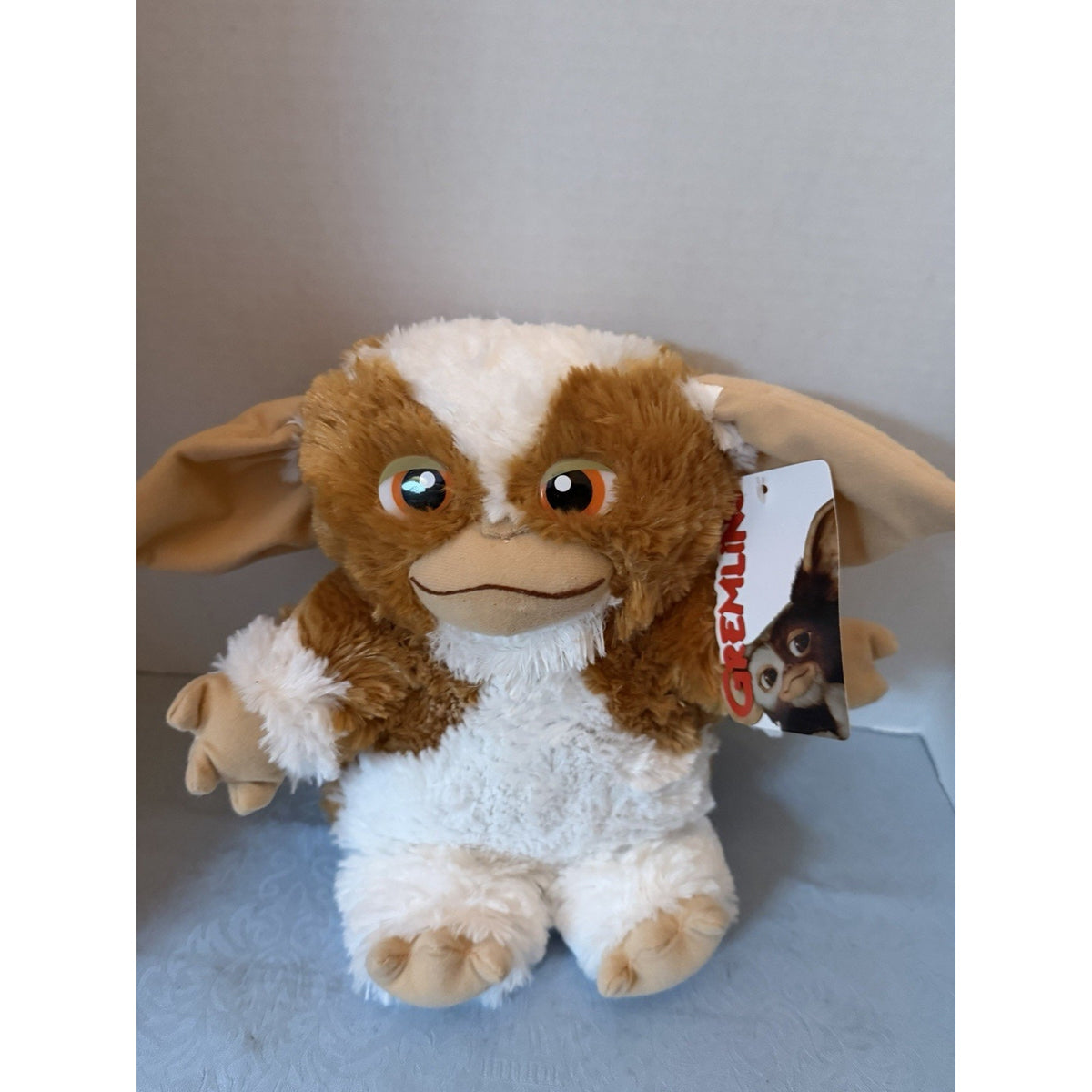 Gremlins Gizmo Plush Stuffed Animal Brown/White Small 6-14 in w/ Tag