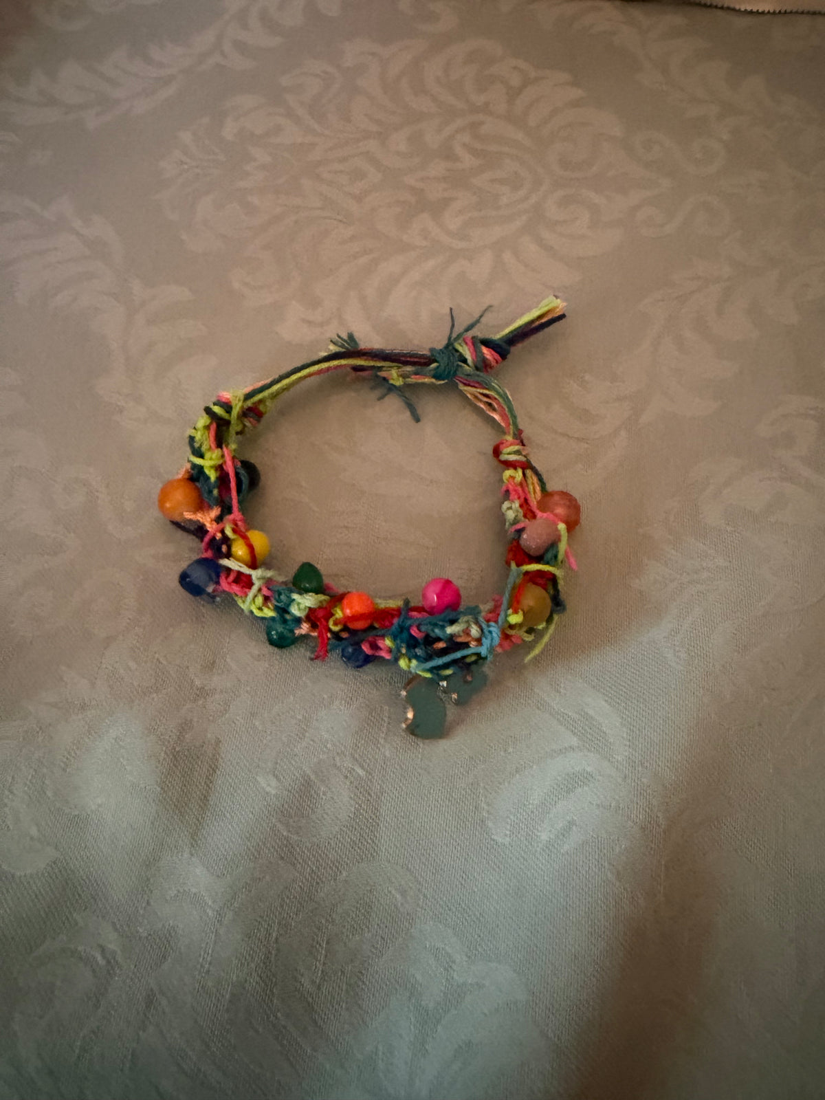 Small child colourful bracelet