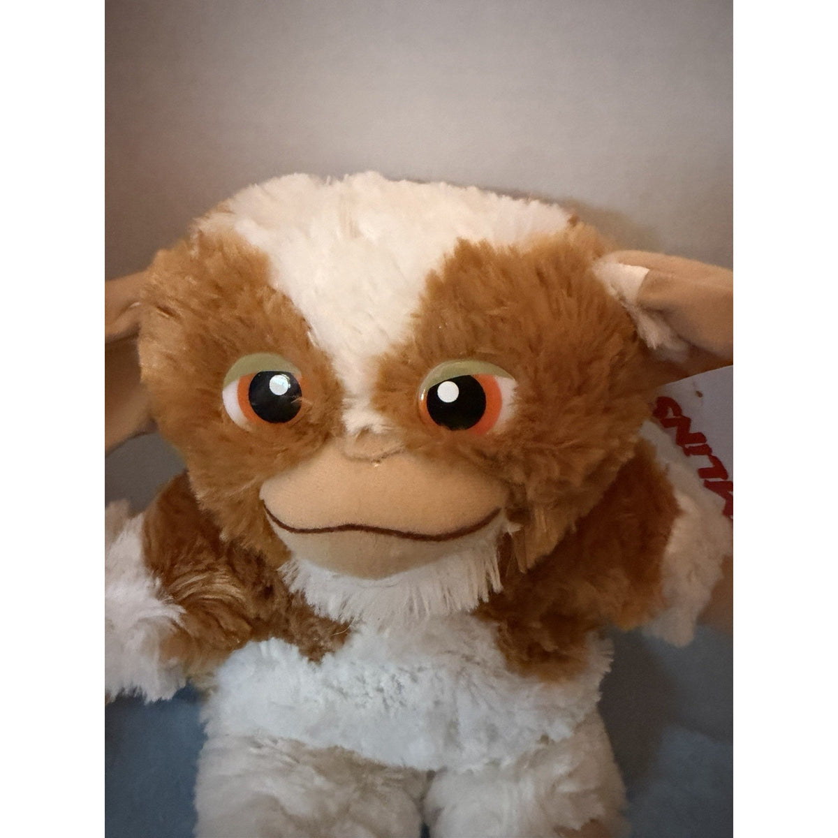 Gremlins Gizmo Plush Stuffed Animal Brown/White Small 6-14 in w/ Tag