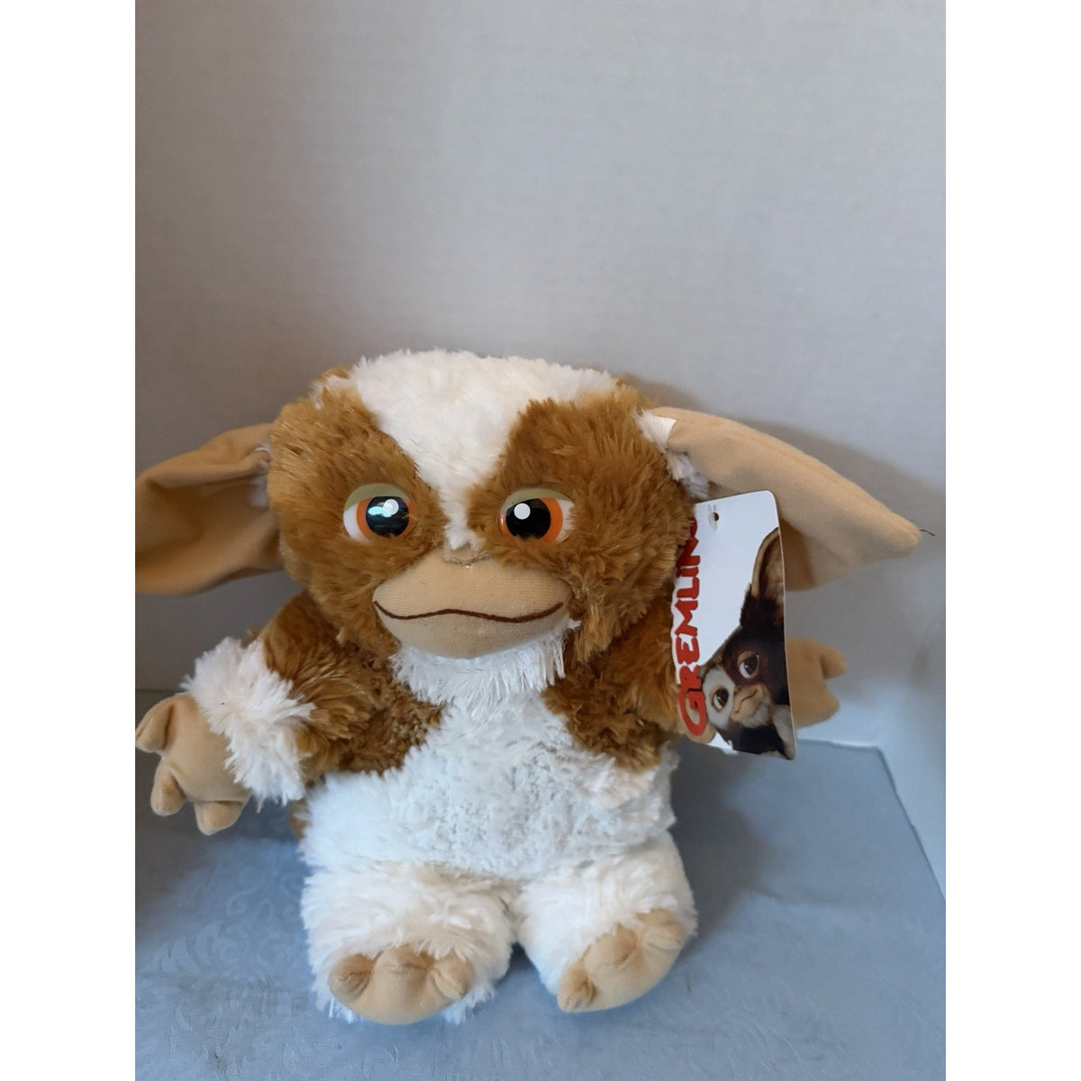 Gremlins Gizmo Plush Stuffed Animal Brown/White Small 6-14 in w/ Tag