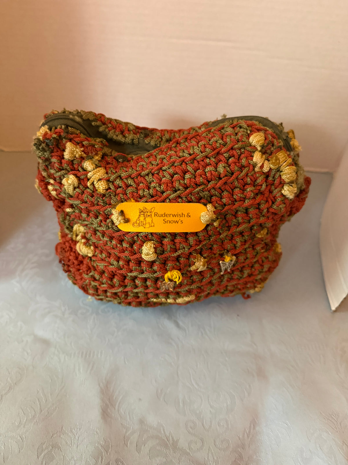 Zipper medium Cosmetic skin care bag