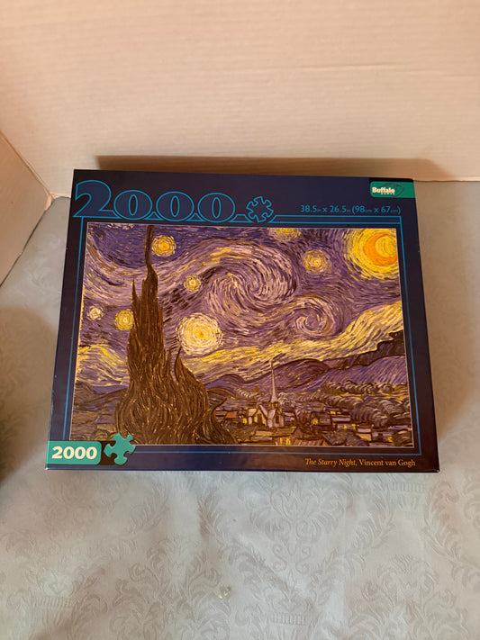 Buffalo Games Vincent Van Gogh Starry Night 2000 Pieces See Description
