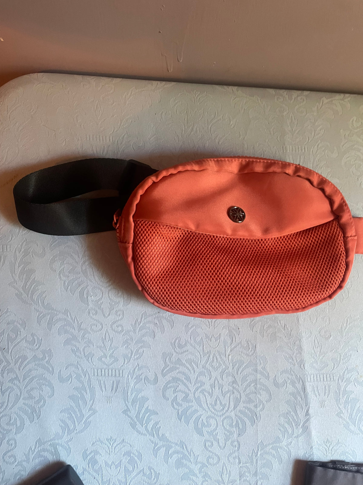 GAIAM Exercise Running Pack Fitness Fanny Waist peach  orange  Adjustable