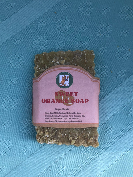 Skinny sweet orange bar soap