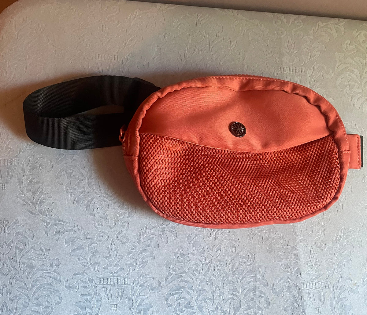 GAIAM Exercise Running Pack Fitness Fanny Waist peach  orange  Adjustable