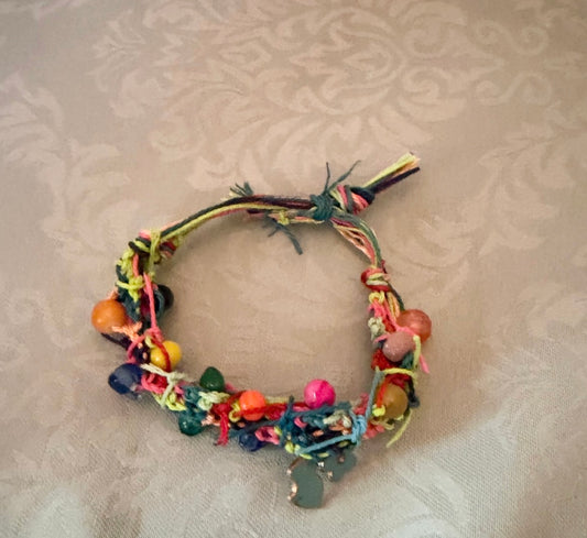 Small child colourful bracelet