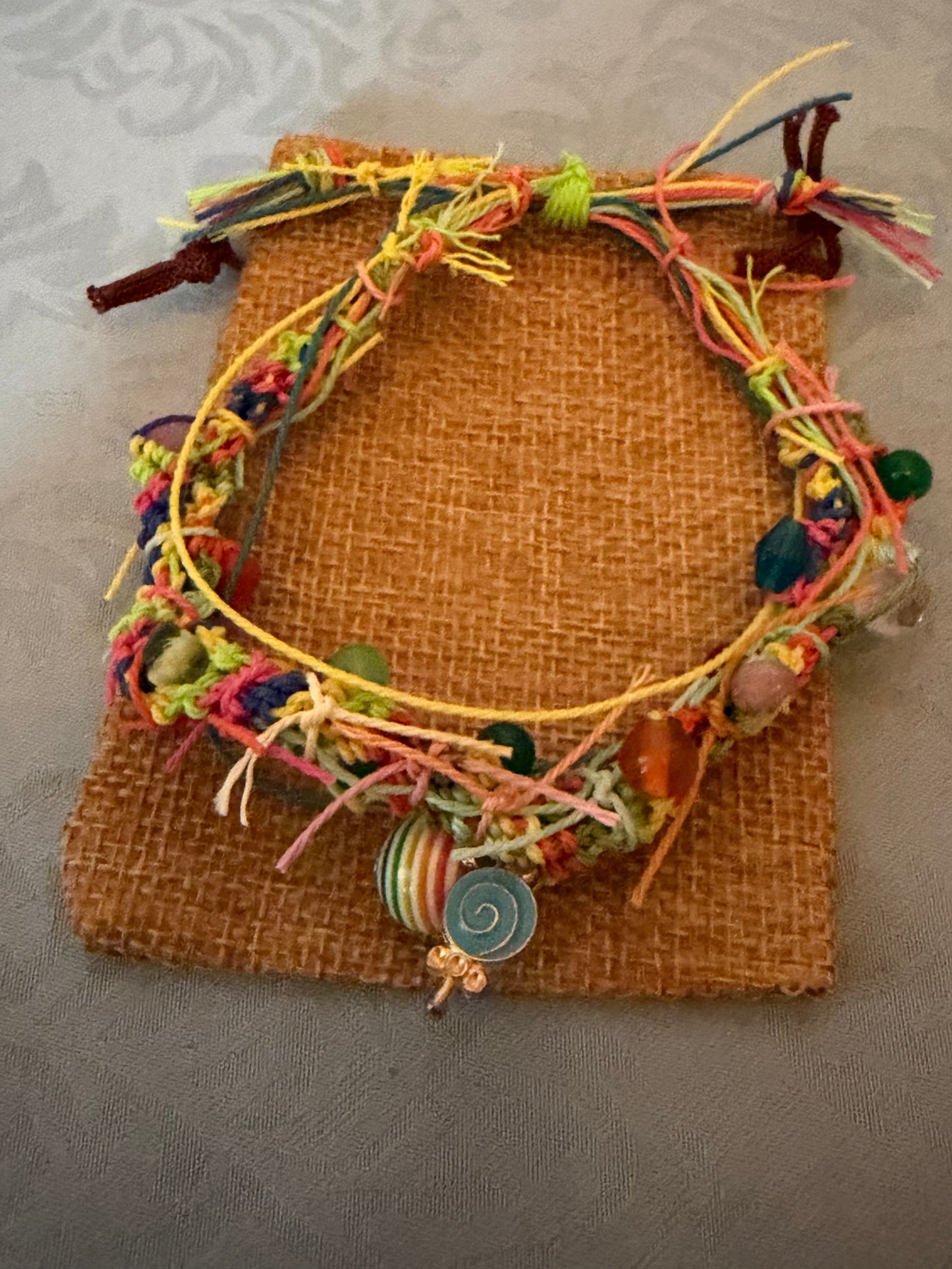 Ruder adjustable colourful bright bracelet