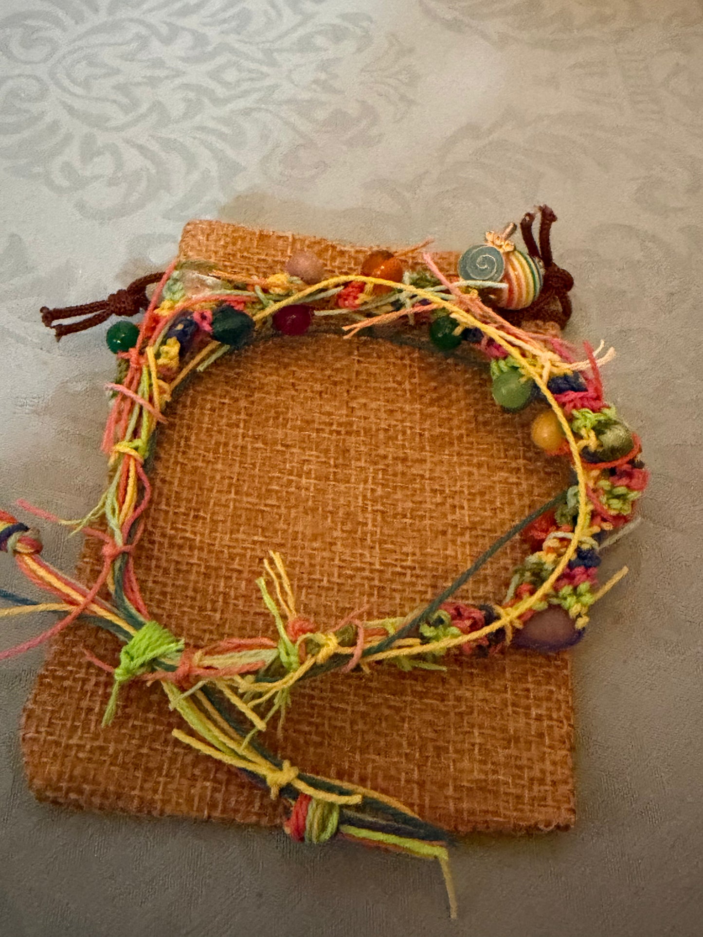 Ruder adjustable colourful bright bracelet