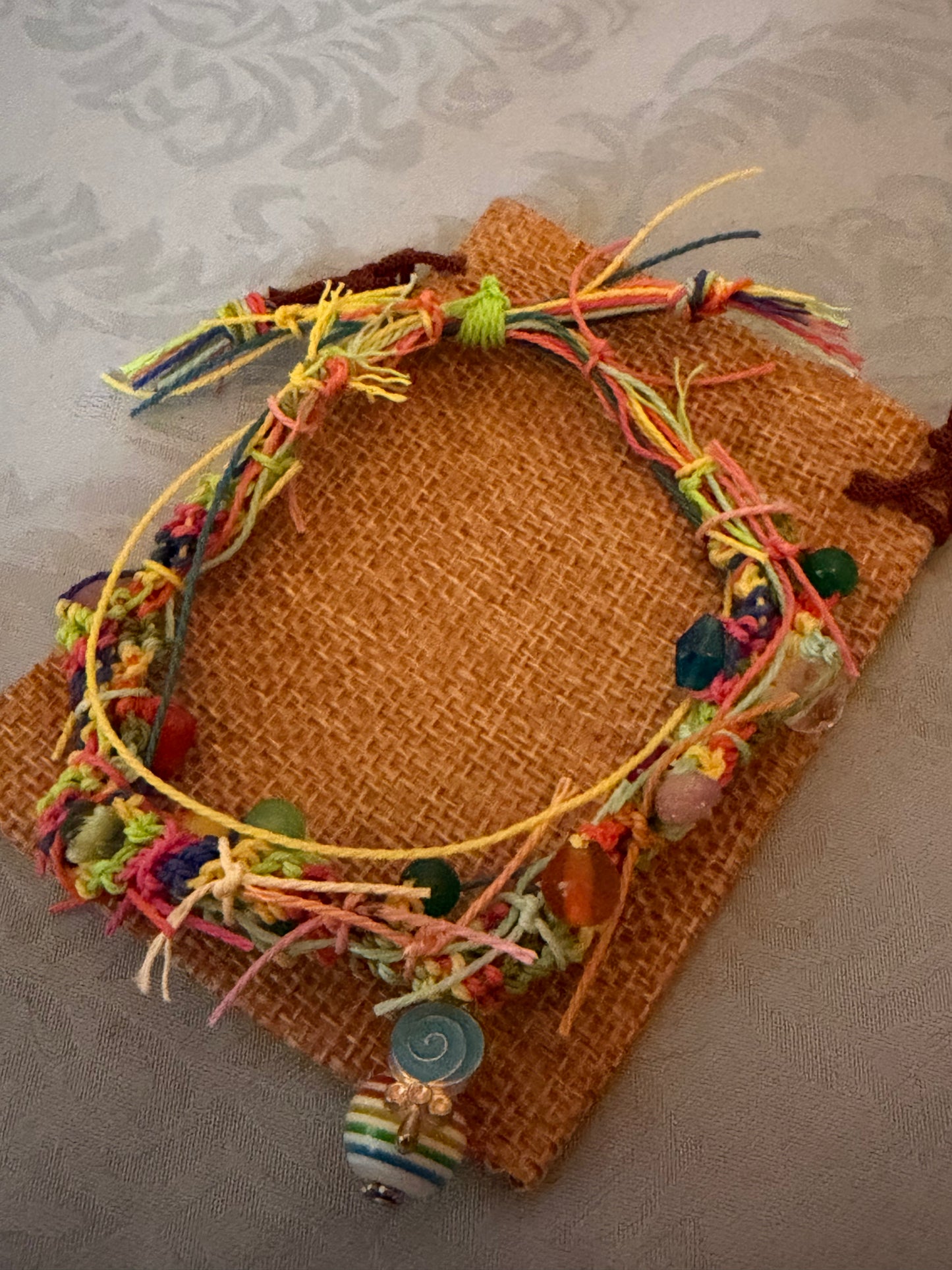 Ruder adjustable colourful bright bracelet